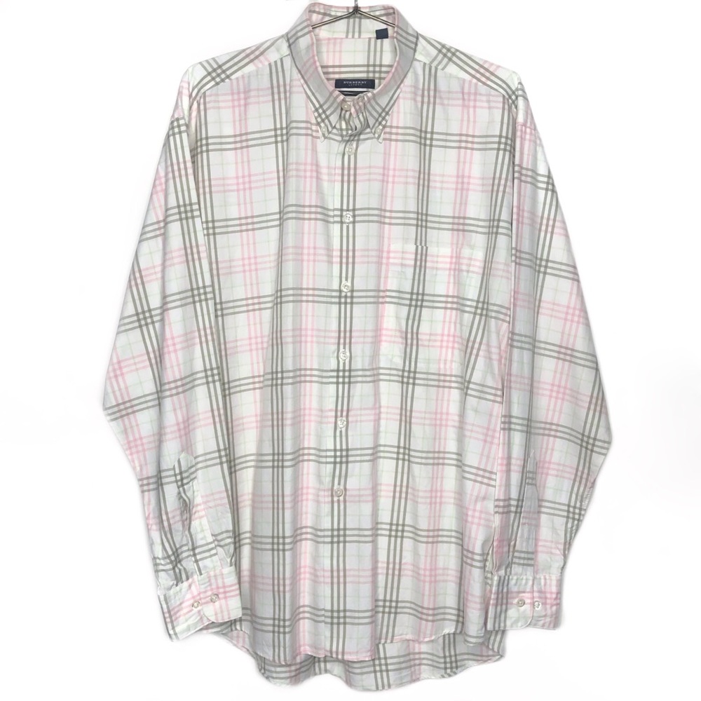 Burberry London Plaid Shirt Button Down